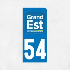 Sticker immat VOITURE Meurthe et Moselle région Grand Est