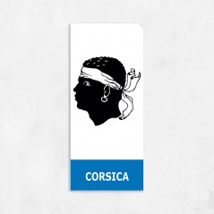 Sticker MOTO immatriculation Corsica