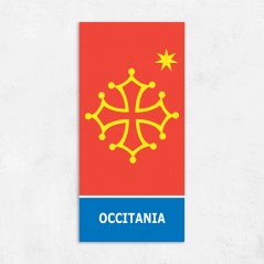 Sticker VOITURE immatriculation Occitanie