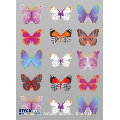 Planche papillons