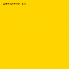 Vinyle brut Jaune lumineux Brillant / Quantité au mètre linéaire