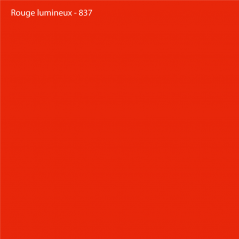 Vinyle brut Rouge lumineux Brillant / Quantité au mètre linéaire