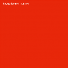 Vinyle brut Rouge flamme Mat / Quantité au mètre linéaire
