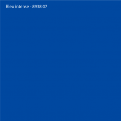 Vinyle brut Bleu intense Mat / Quantité au mètre linéaire